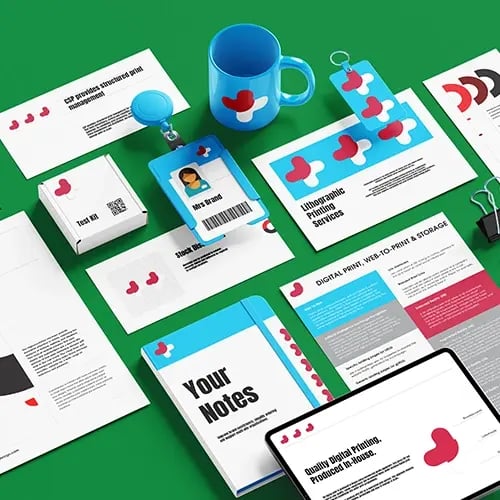 flat lay of different branded items