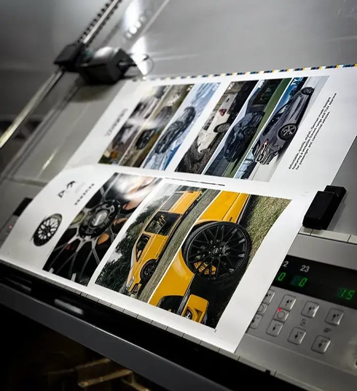 Printed sheet on Machinery