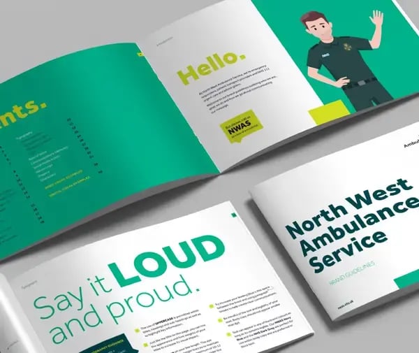 image of brochures for design