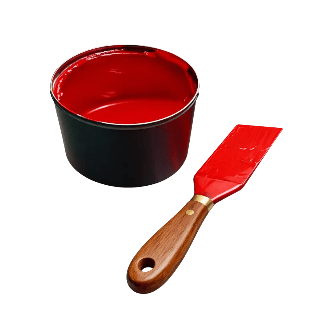 lithographic printing ink in bucket