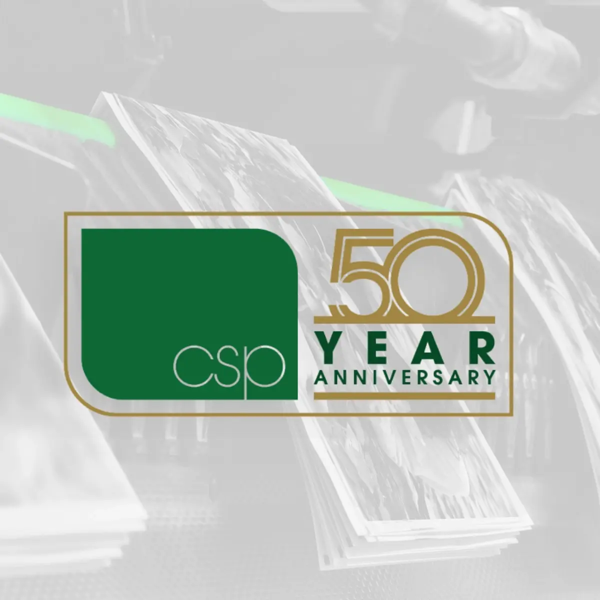 CSP 50 Year Anniversary logo